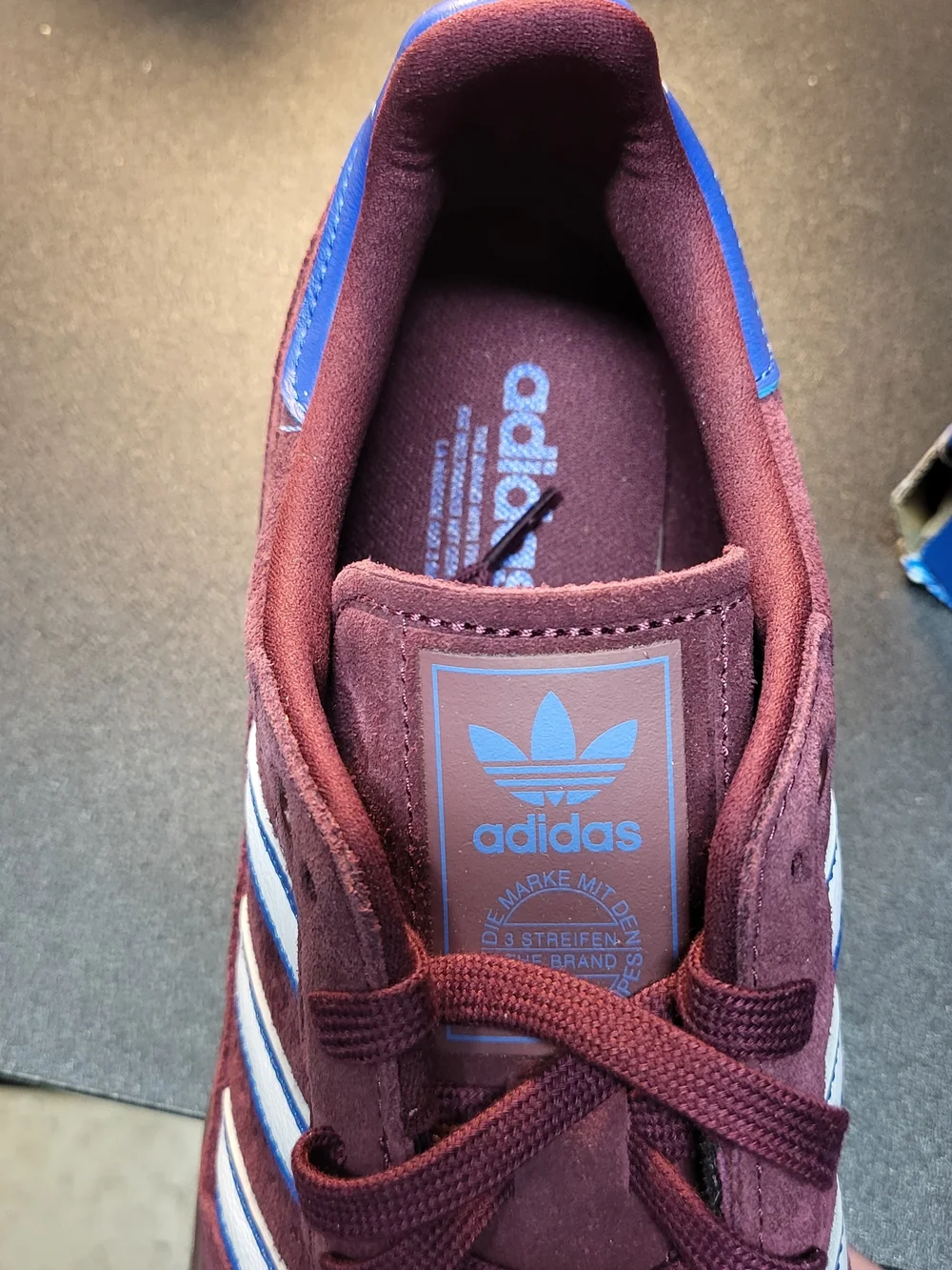 *NEW* Adidas Handball Top RM Shoes Maroon/White/Blue Size Men’s 12 Women's 13